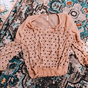 Free people mesh blouse
